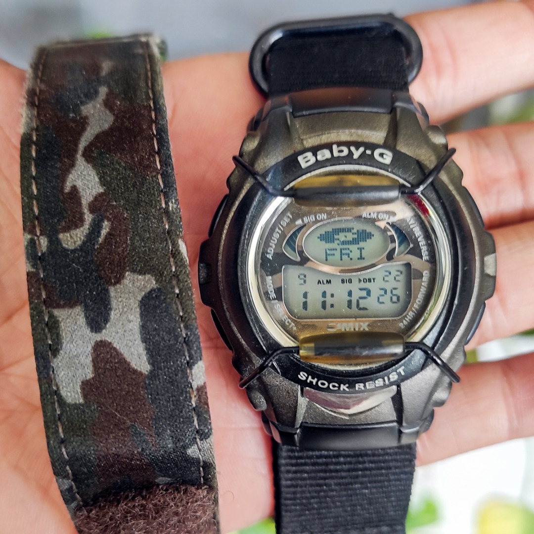Baby g 2025 military watch