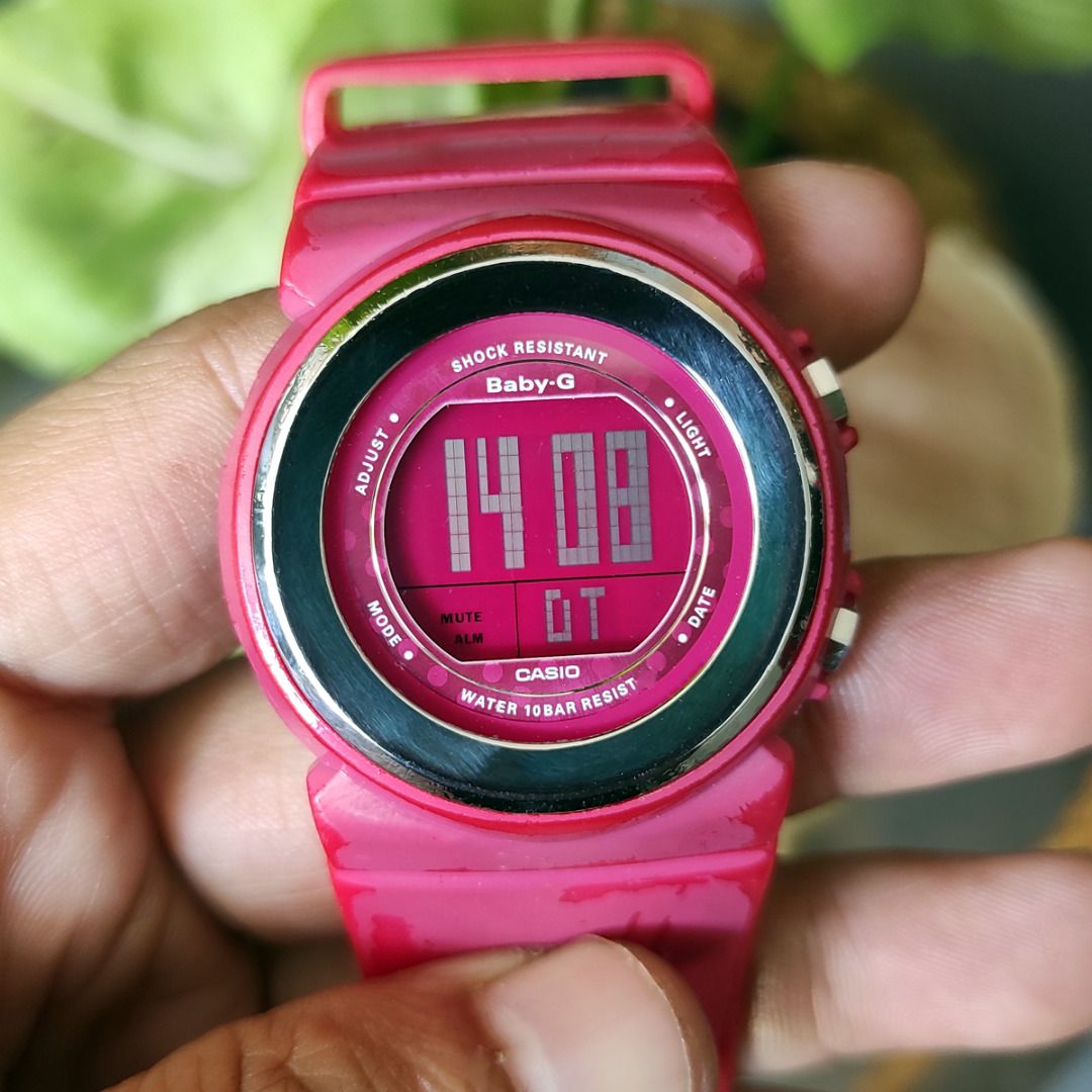 Casio BABY G Pink Magenta BGD104 Fesyen Wanita Jam Tangan di