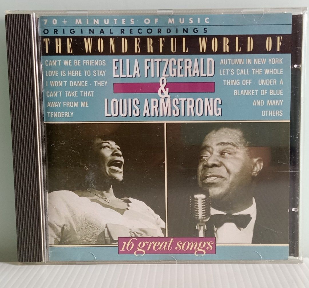 CD The Wonderful World of ELLA FITZGERALD & LOUIS ARMSTRONG (1988