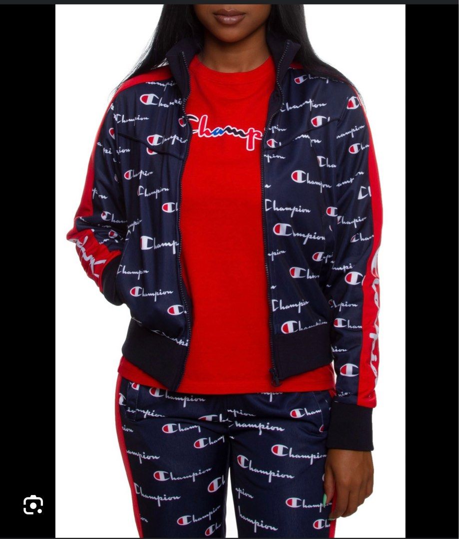 Champion all top over print jacket