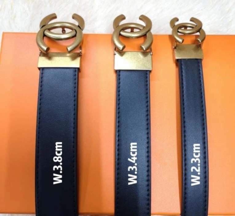 Logo Belts From Gucci, Louis Vuitton and Chanel