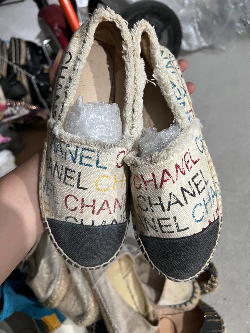 Chanel espadrilles size 5 hot sale