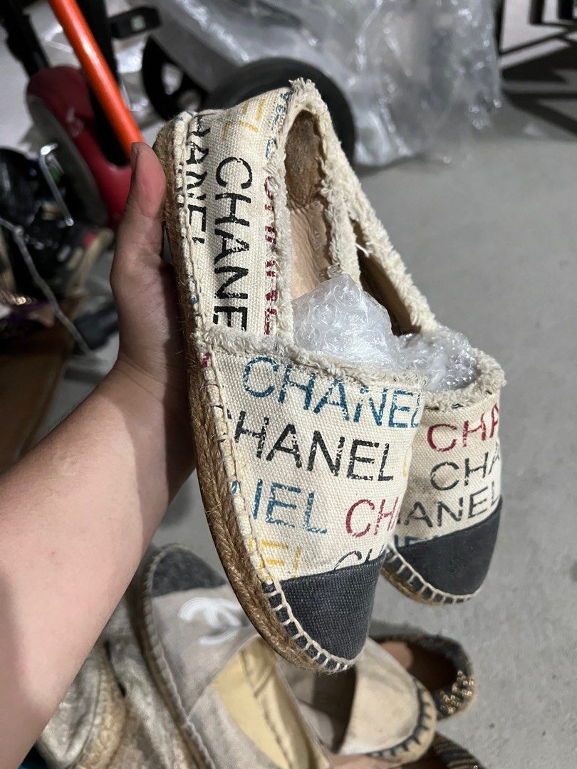 Chanel espadrilles size 5 hot sale
