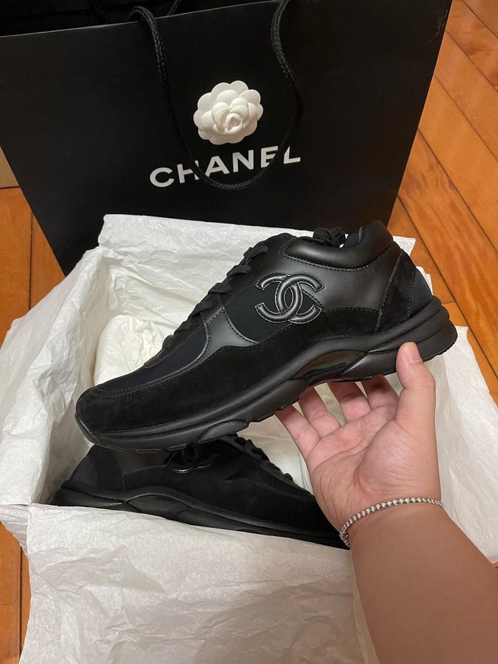 Chanel Trainer Triple Black