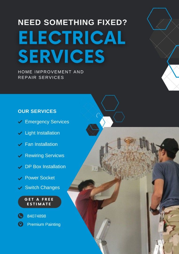 Cheap Electrical service 24/7//full house rewiring//HDB electrical//power trip//power failure