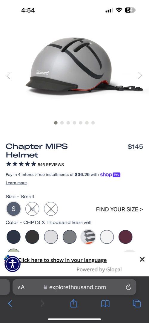 CHPT3 x Thousand Barrivell MIPS Helmet, Sports Equipment, Other