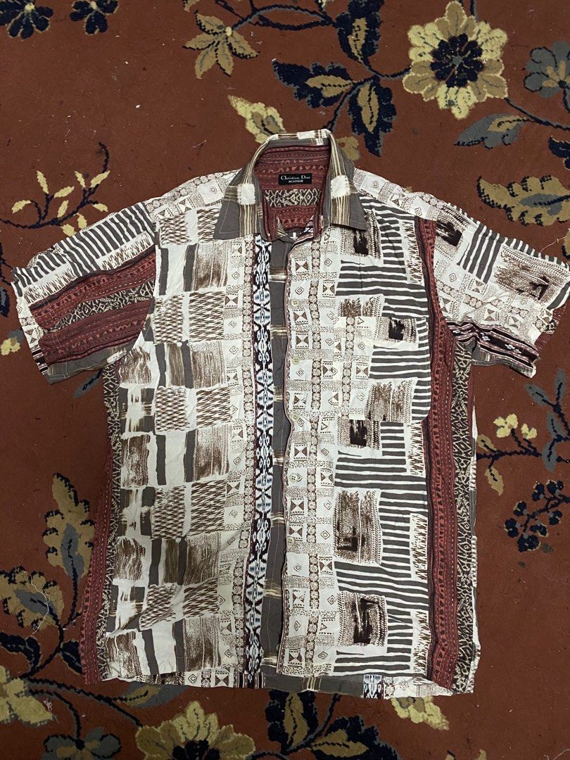 Christian dior hawaiian shirt Men s Fashion Tops Sets Tshirts
