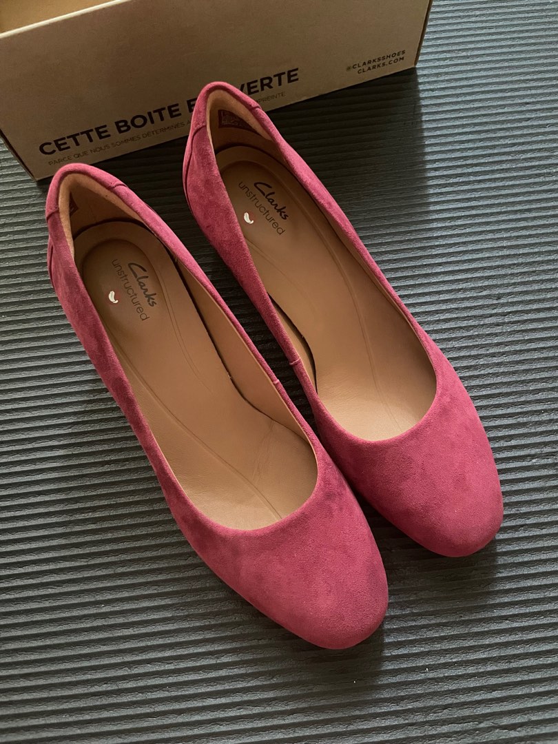 Clarks shop wine shoes