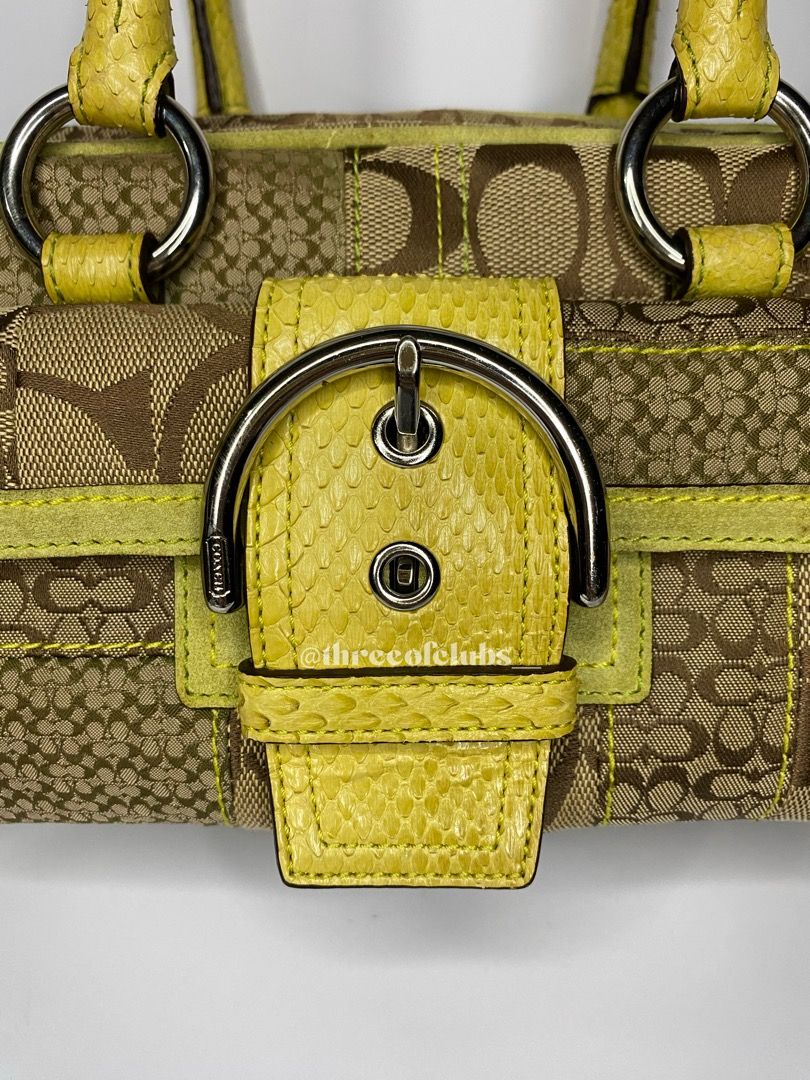 Coach Soho Monogram Shoulder Bag, Luxury, Bags & Wallets on Carousell