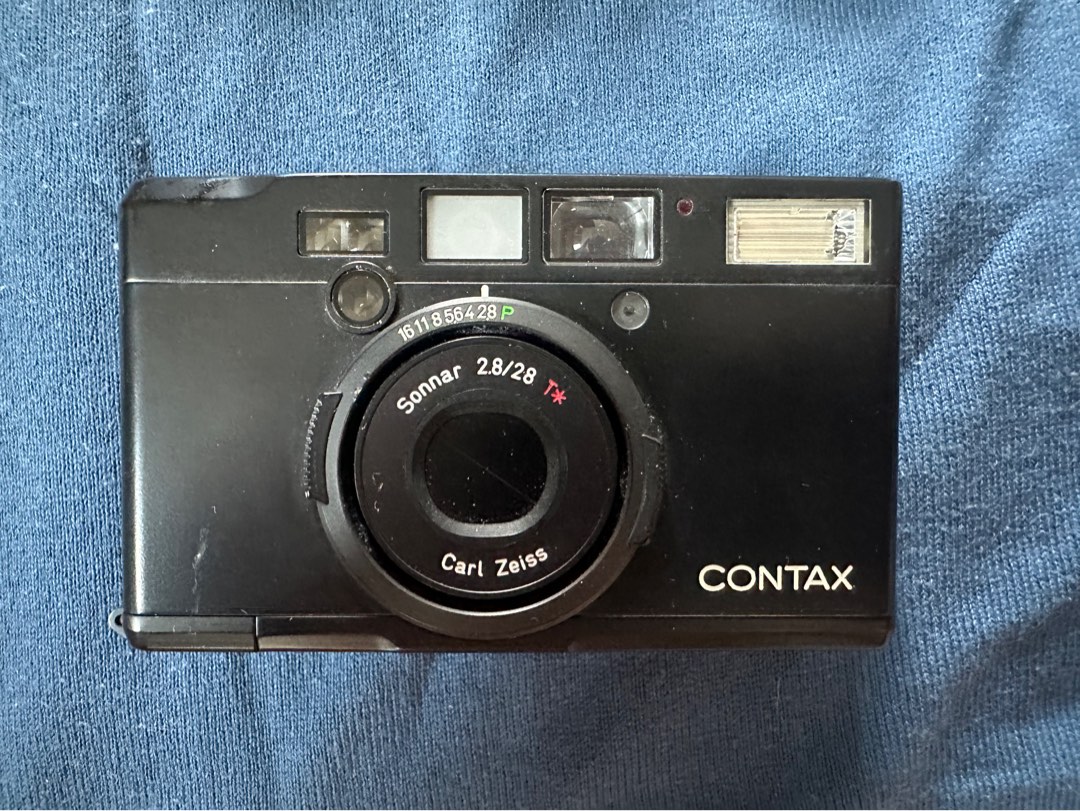 contax TIX aps camera black rare 稀有罕有全黑t3, 攝影器材, 相機