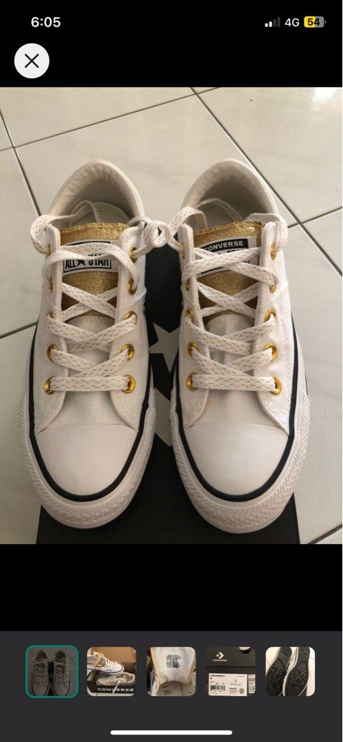 Converse madison sale glitter sneakers