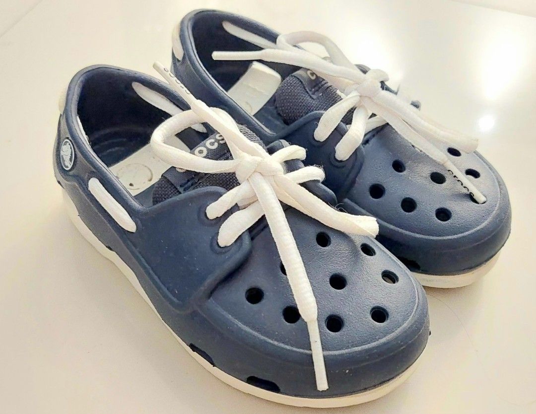 Crocs topsider shoes for toddler boys size 8 Babies Kids
