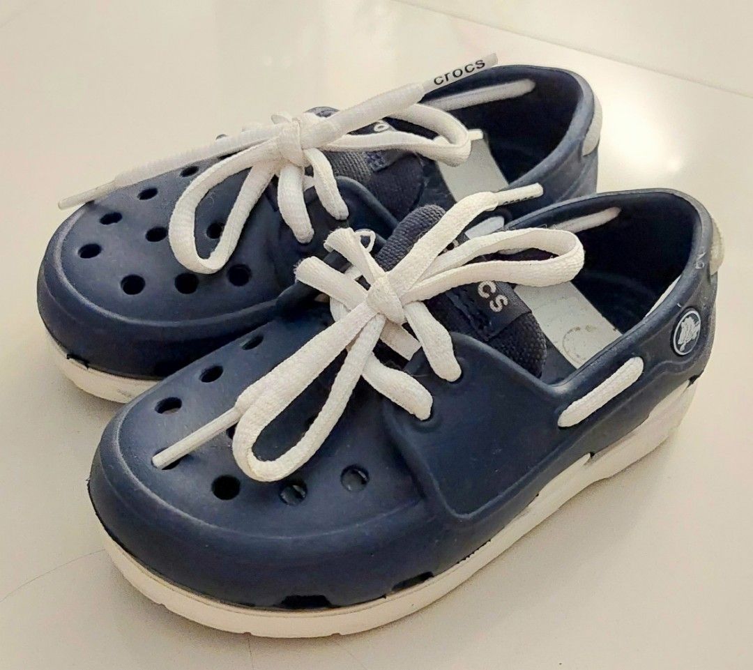 Crocs topsider shoes for toddler boys size 8 Babies Kids
