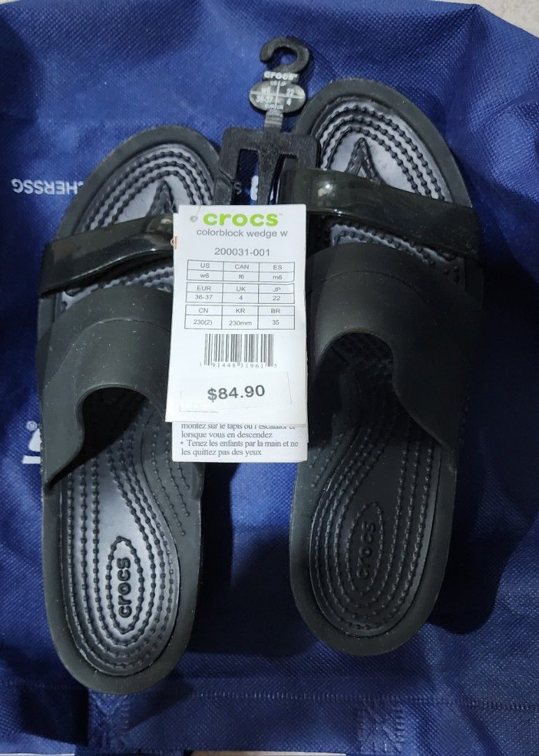 Crocs sales colorblock wedge