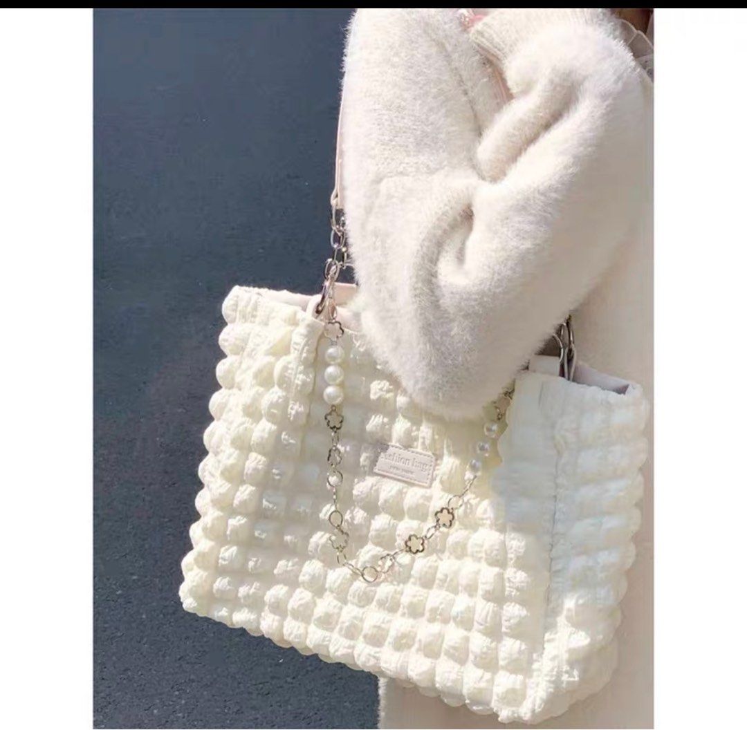 Cute discount white bag