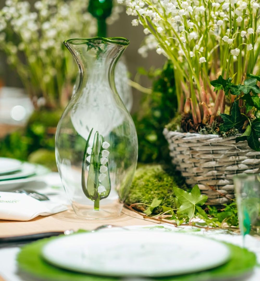 Dior Vase 花瓶: New Lily of the Valley, 傢俬＆家居, 家居裝飾