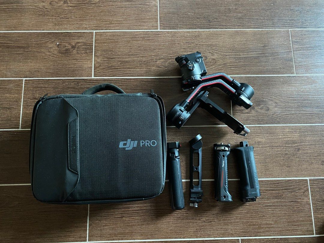 Dji rs2 gimbal with extra handle by smallrig, 攝影器材, 攝影配件