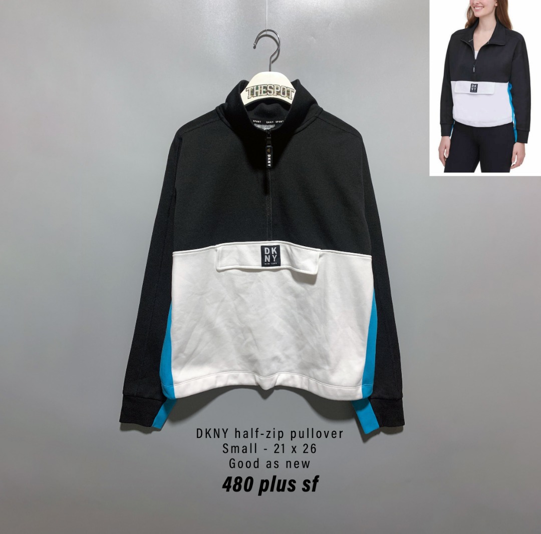 dkny half zip pullover