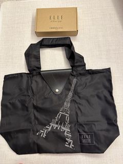 全新⭐️Elle France 🇫🇷 可摺疊Tote Bag / 旅行袋 ⭐️附原裝盒64244796177410110