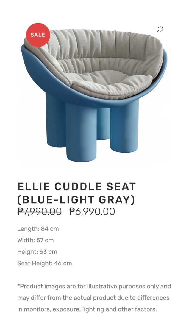 Ellie cuddle sofa chair outlet