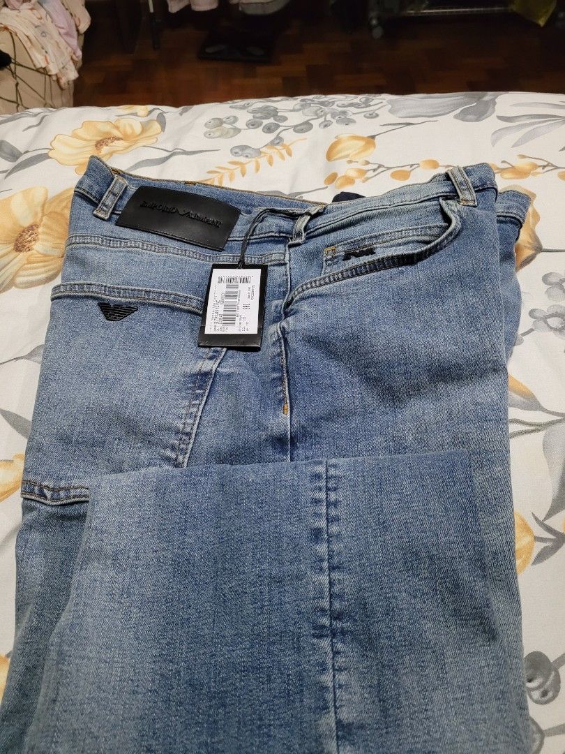 Emporio Armani Jeans, Men's Fashion, Bottoms, Jeans on Carousell