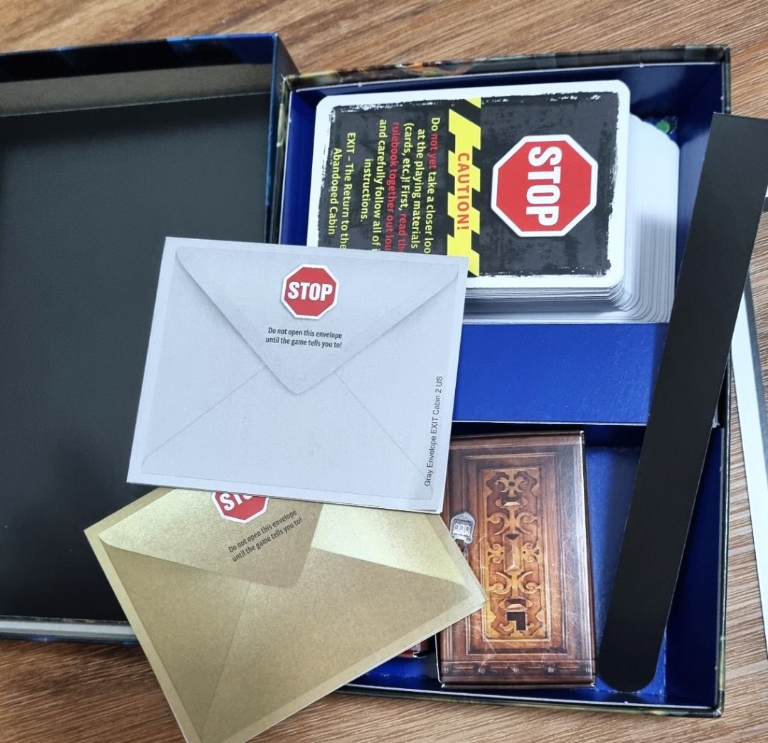 EXIT: Return to the Abandoned Cabin Escape room Game, Hobbies & Toys ...