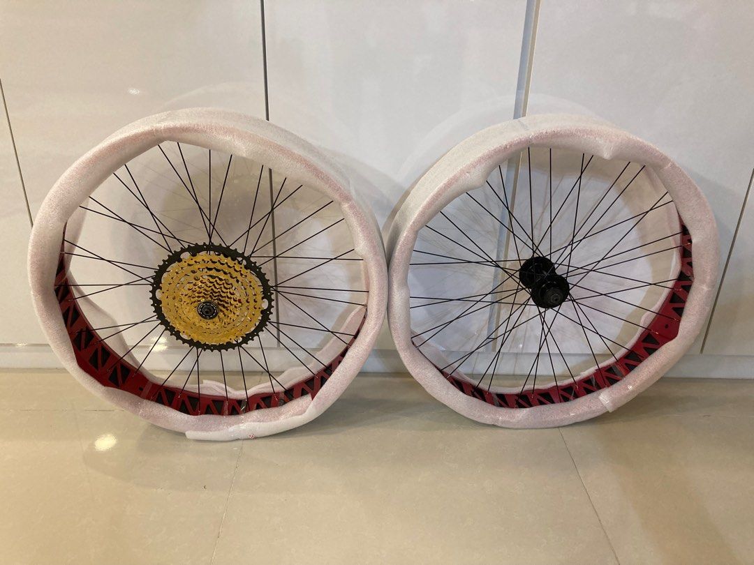 Fat bike rim set Sports Equipment Bicycles Parts Parts Accessories on Carousell