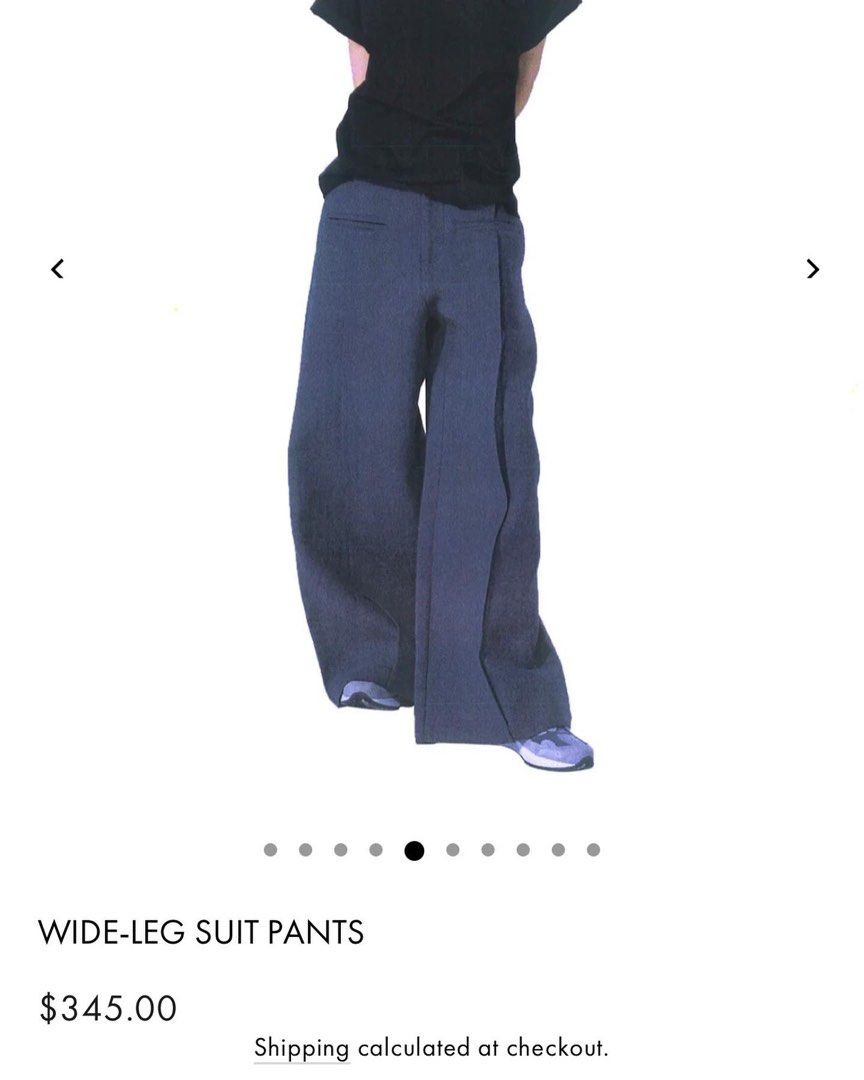 美しい Fax Copy Express wide-leg suitpants - パンツ