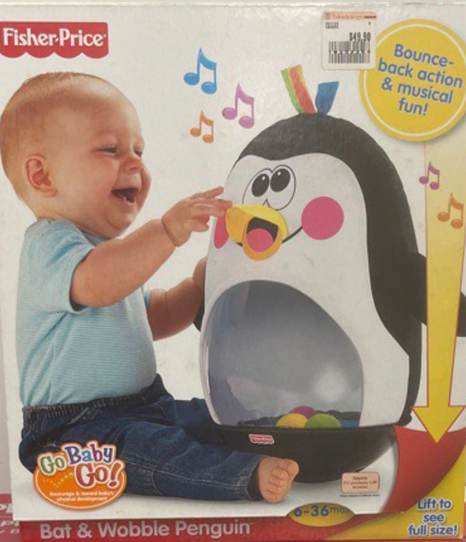 Fisher price go baby go bat & wobble penguin online