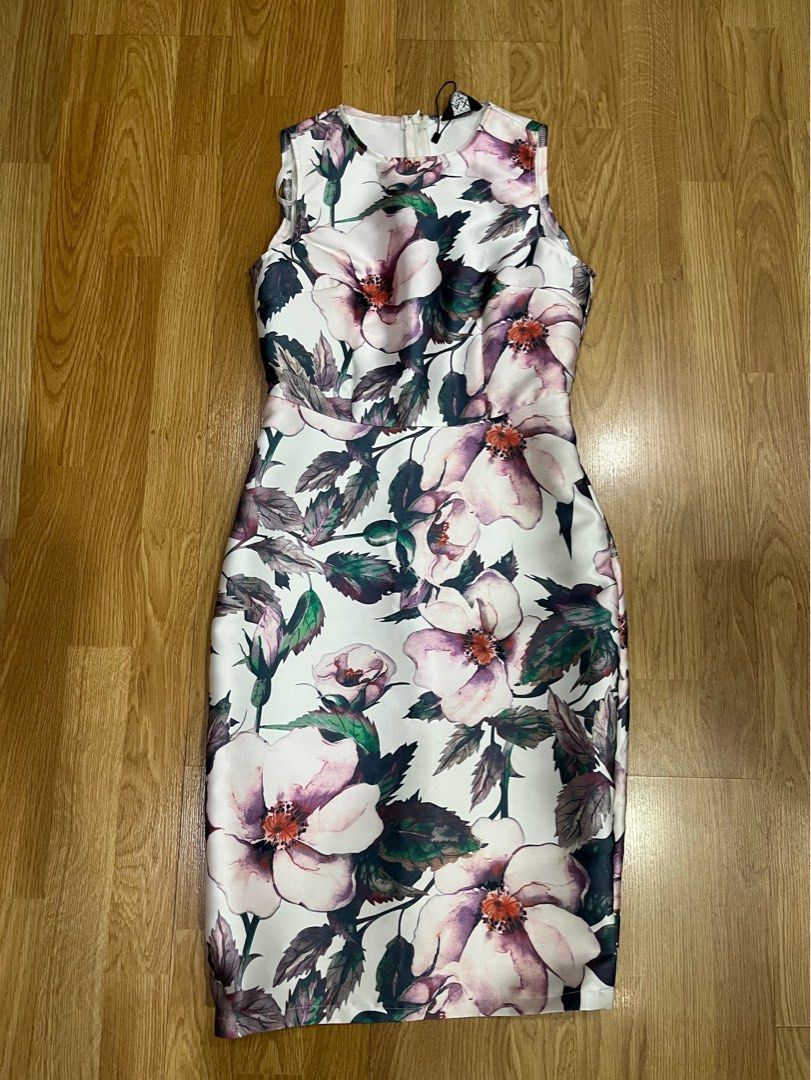 Gracie floral scuba dress store