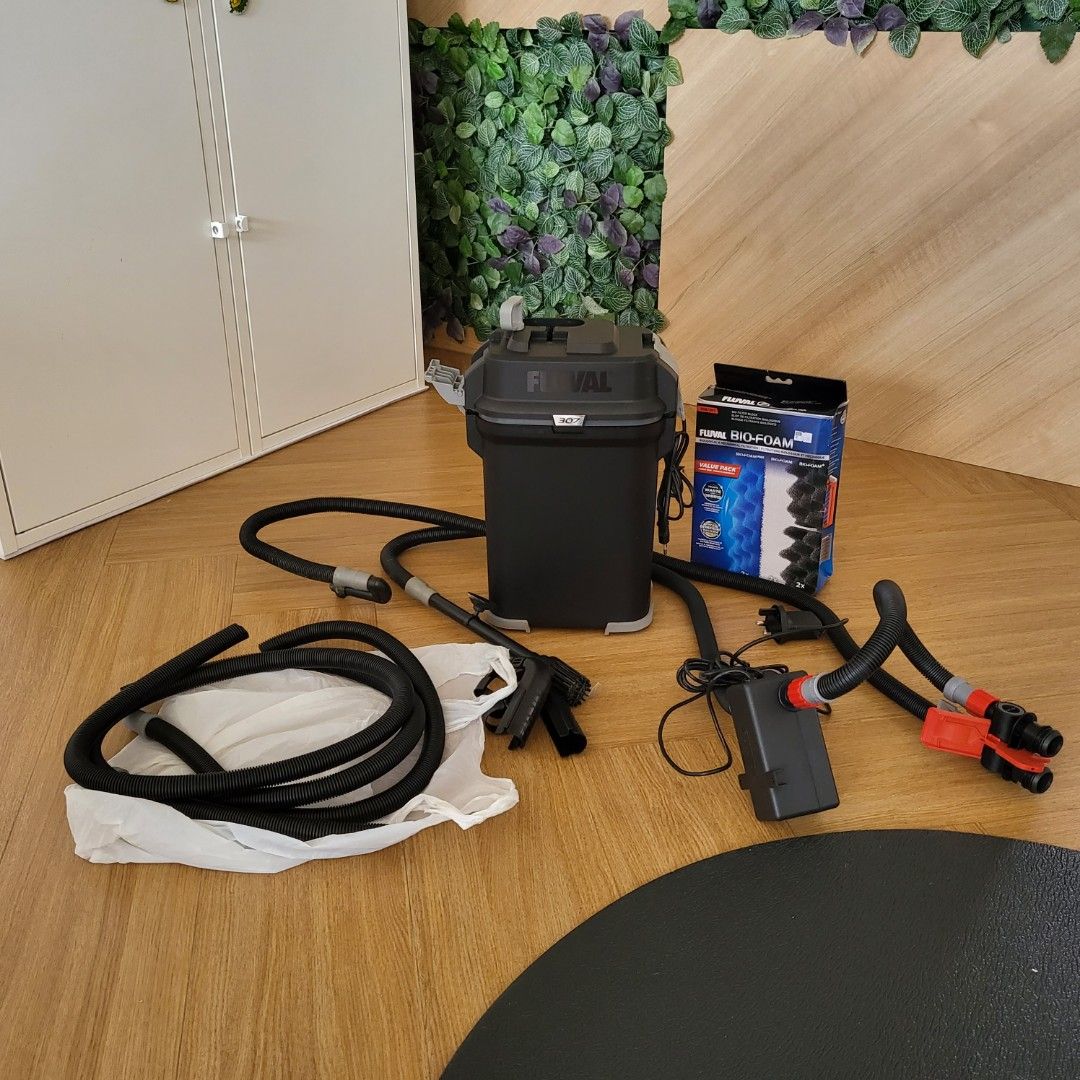 Fluval 307 + UVC Clarifier, Pet Supplies, Homes & Other Pet Accessories