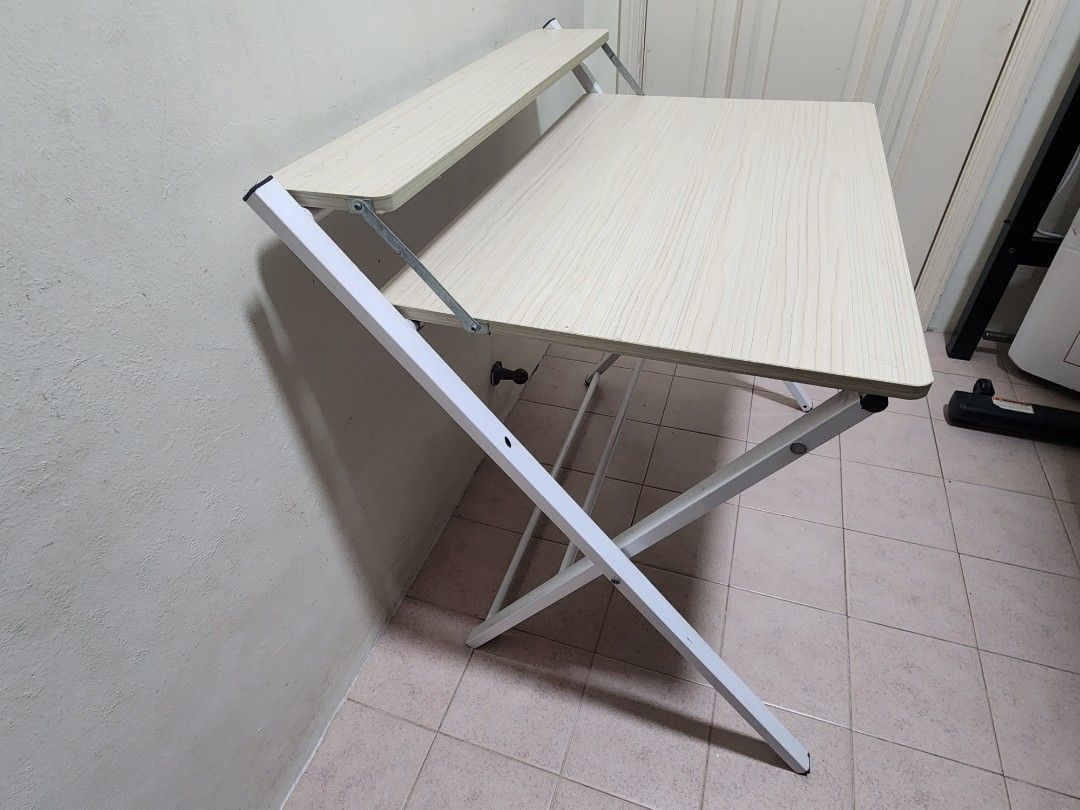 Folding Computer/Study Table, Furniture & Home Living, Furniture ...