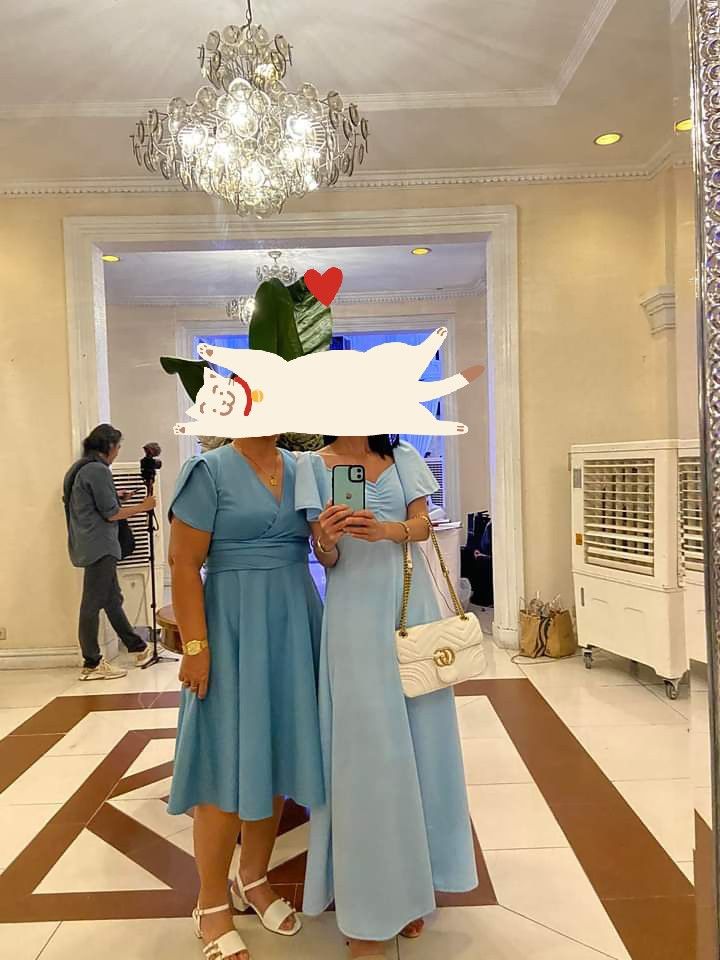 Light blue discount dress formal