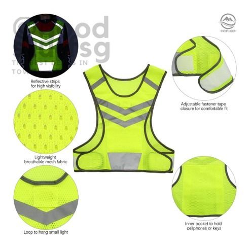 FREE Outdoor Sports Running Reflective Vest Adjustable