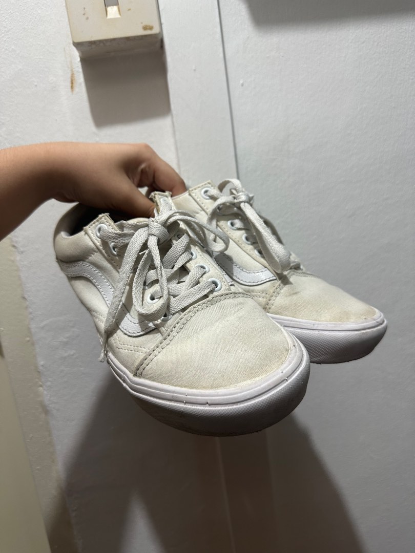 Authentic White Vans Sneakers Women s Fashion Footwear Sneakers