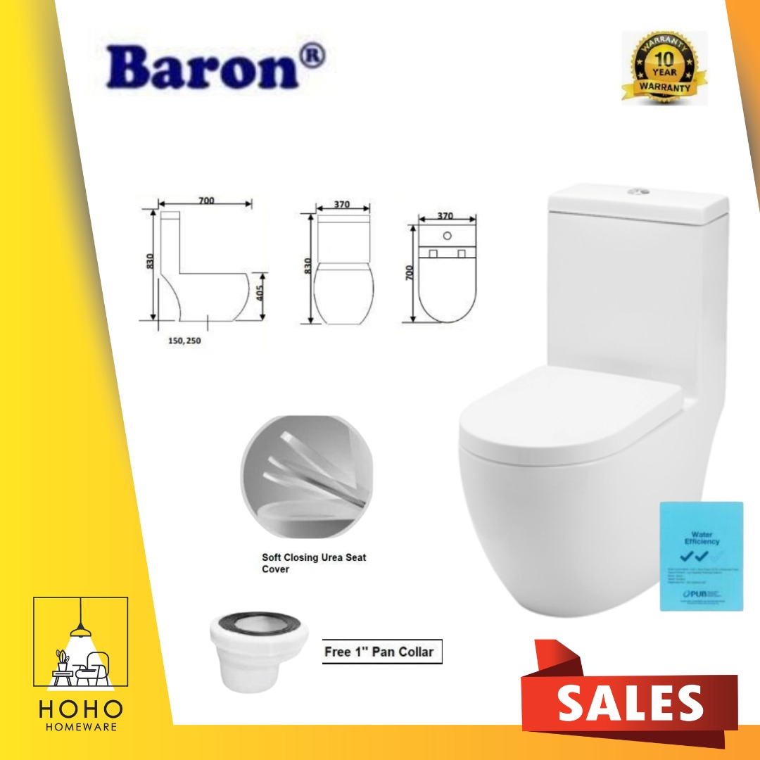 Baron W888 Toilet Bowl, Toilet Bowl Replacement, Toilet Bowl