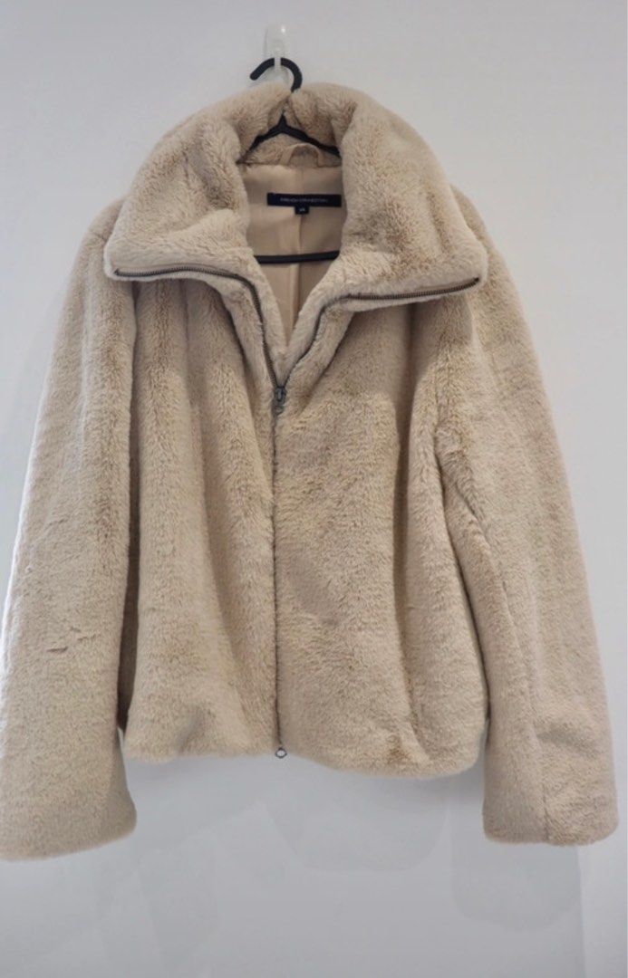 French connection fur jacket outlet