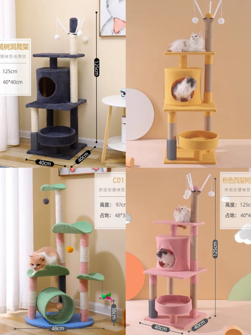 Cat tree hotsell already assembled