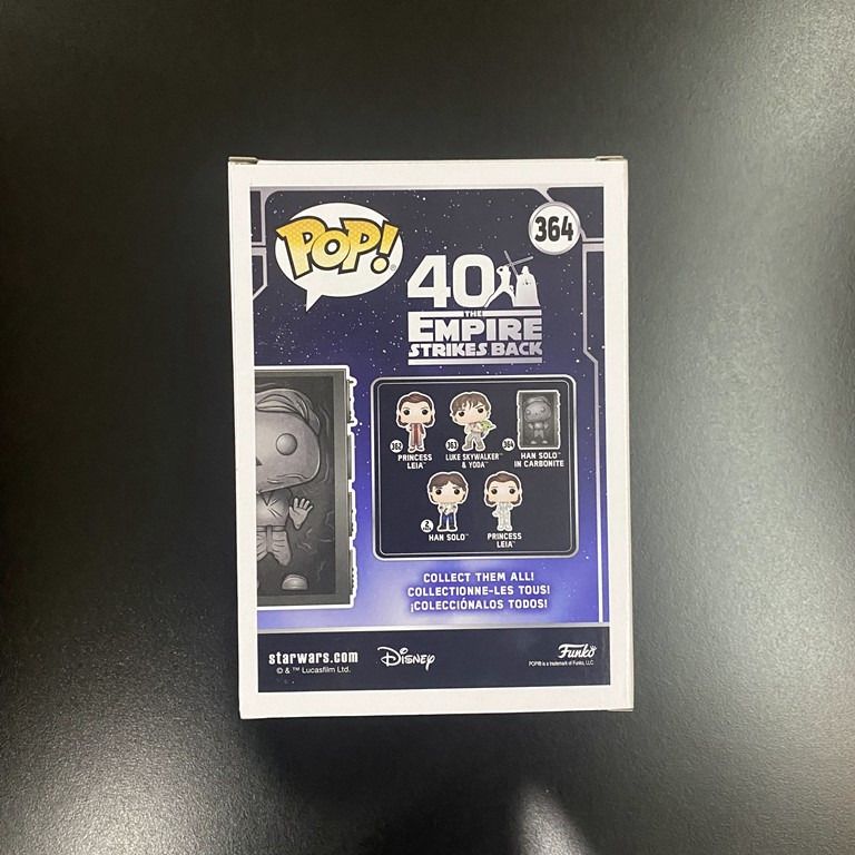 Funko Star Wars Han Solo Carbonite 364 (Category: Designer & Blind Box Toys) located in Quezon City. Submitted by rex168 (Listing ID 1257917944, Image 2). Description: Han Solo Carbonite 364.