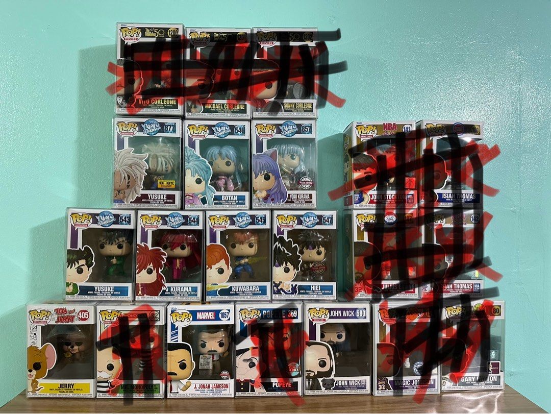 Funko PopSeuy (Category: Designer & Blind Box Toys) located in Malabon City. Submitted by reyyyyyyyyyyyyyyy (Listing ID 1258034421, Image 1). Description: For Sale Funko PopSeuy Yuyu Hakusho set P13,000 (fixed) 9/10 Free prot Tom and Jerry (JERRY) SOLD 9/10 J. Jonah Jameson SOLD 9.5/10 John Wick with Dog SOLD 8.5/10 Message me for more photos Will send detailed photos via pm Meetup: Cayco / Jhocson St Manila | Shipping at buyer’s risk and expense