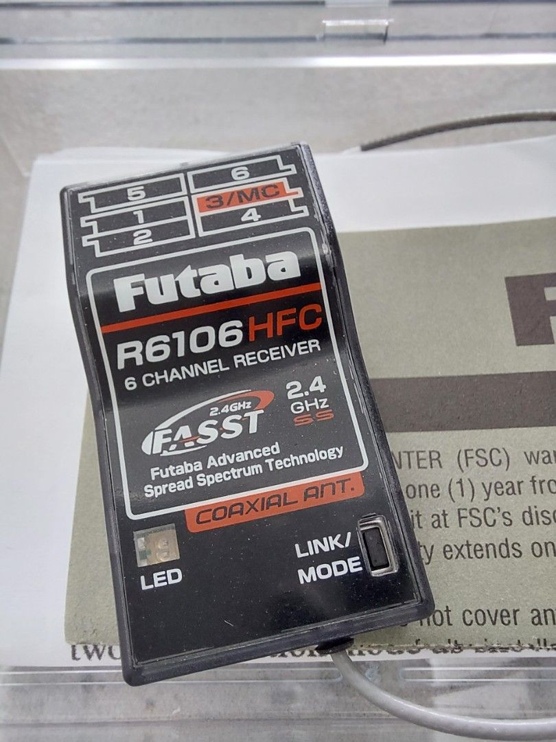 Futaba R616 Receiver FUTABA FASST 2.4GHz Receivers, Hobbies & Toys, Toys & Games on Carousell