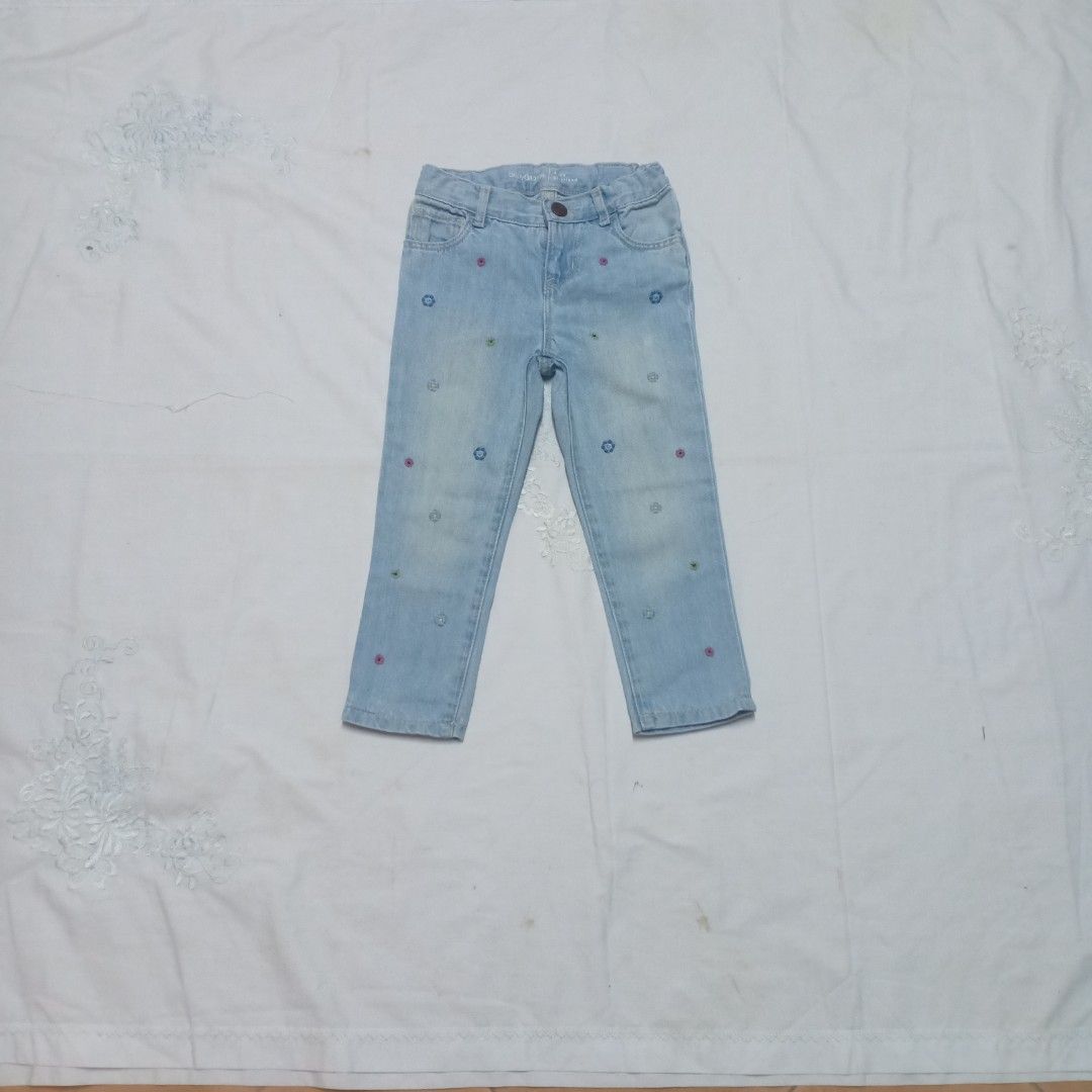 Gap Girl Embroidered Jeans. Size 4 Years Babies Kids Babies