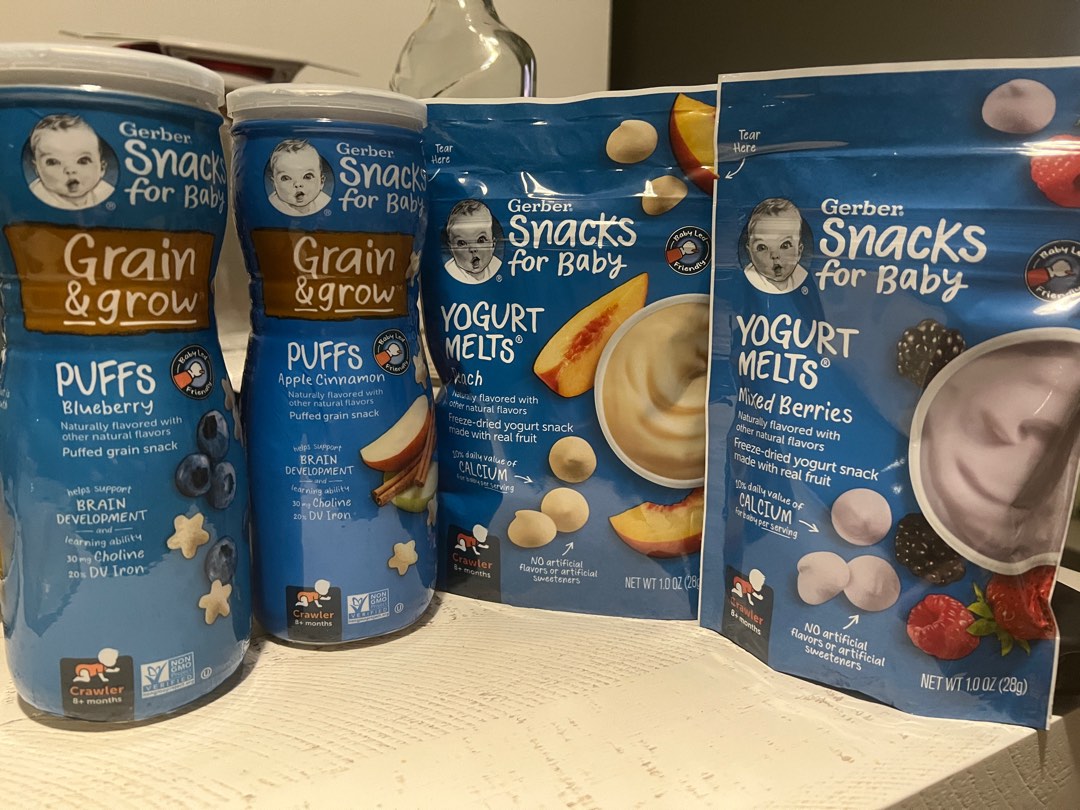Gerber snacks for baby (unopened), Babies & Kids, Nursing & Feeding