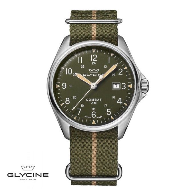 Glycine combat stainless store steel automatic men's watch