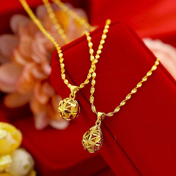 Gold 916 Original Singapore Gold Pawnable Chain Jewellery Korea