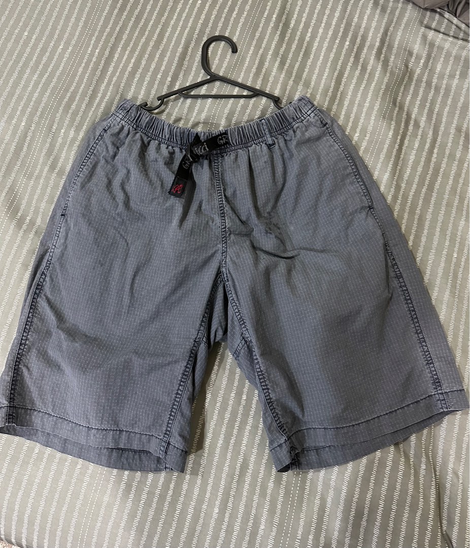 Gramicci 短褲休閒短褲藍灰色G-SHORT G2SM （size:S, 他的時尚, 褲子