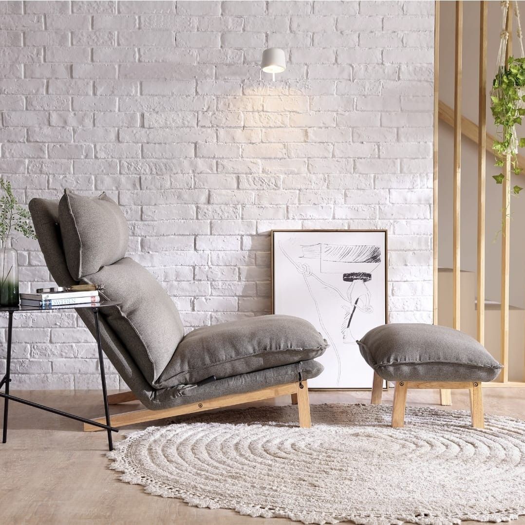 Height adjustable lounge chair sales