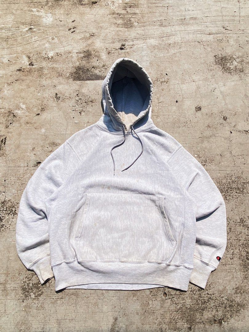 Vintage grey champion hoodie online