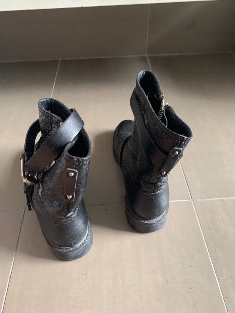 All black clearance gucci boots
