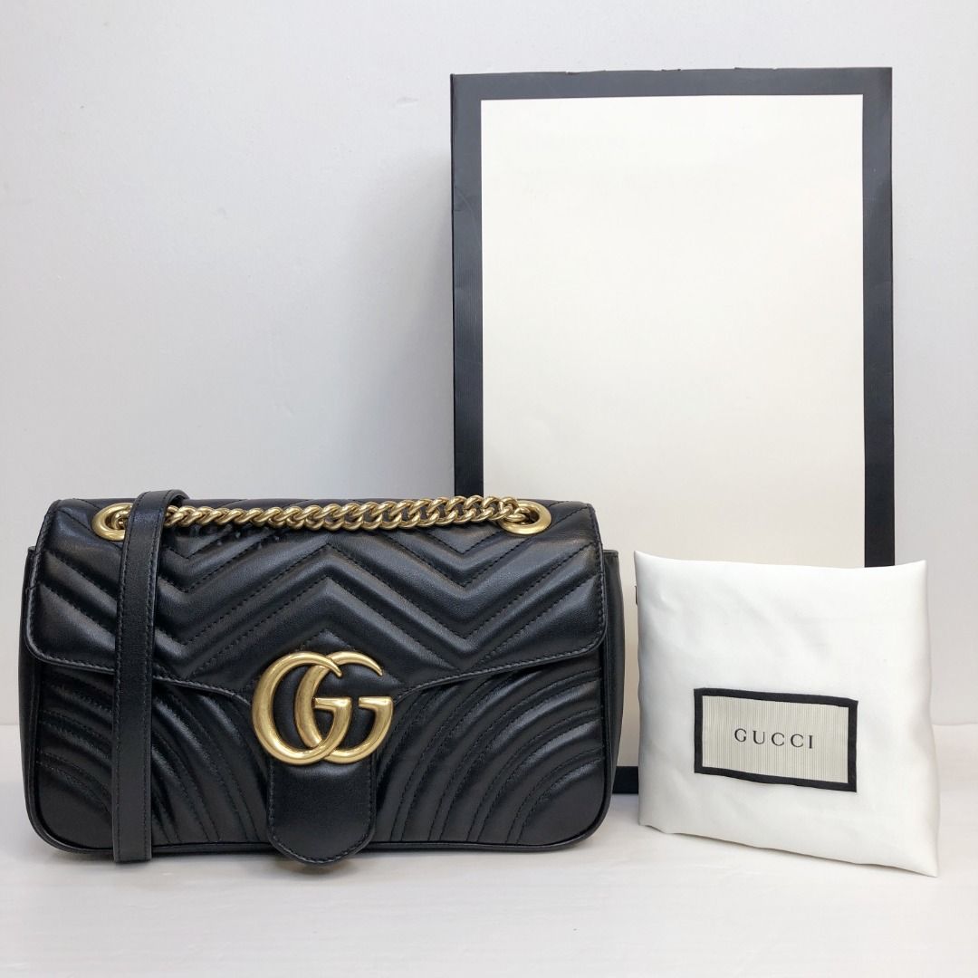 Gucci Marmont Super Mini, Women's Fashion, Bags & Wallets, Cross-body Bags  on Carousell